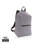 Smooth PU 15.6"laptop backpack Grey