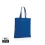 Impact AWARE™ Recycled cotton tote w/bottom 145g Blue
